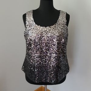 Michael Kors Ombre Sequined Tank -2x